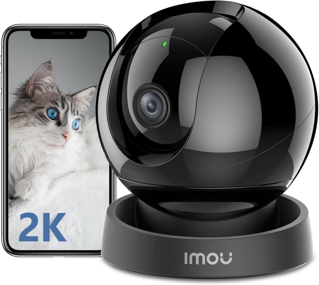 Imou 2K Indoor Security Camera 360°, Baby Monitor Pet Dog Camera Home CCTV Camera, AI Sound/Cry/Pet/Human Detection, Siren Spotlight, Color Night Vision, 2-Way Audio, Privacy Mode, Works with Alexa