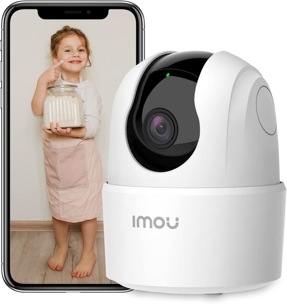 Imou 2K WiFi Security Camera Indoor Pet Dog Baby Camera with AI Human/Motion/Sound Detection, 360° Wireless IP Home Security Camera, Smart Tracking, Siren, Night Vision, 2-Way Audio, Works with Alexa