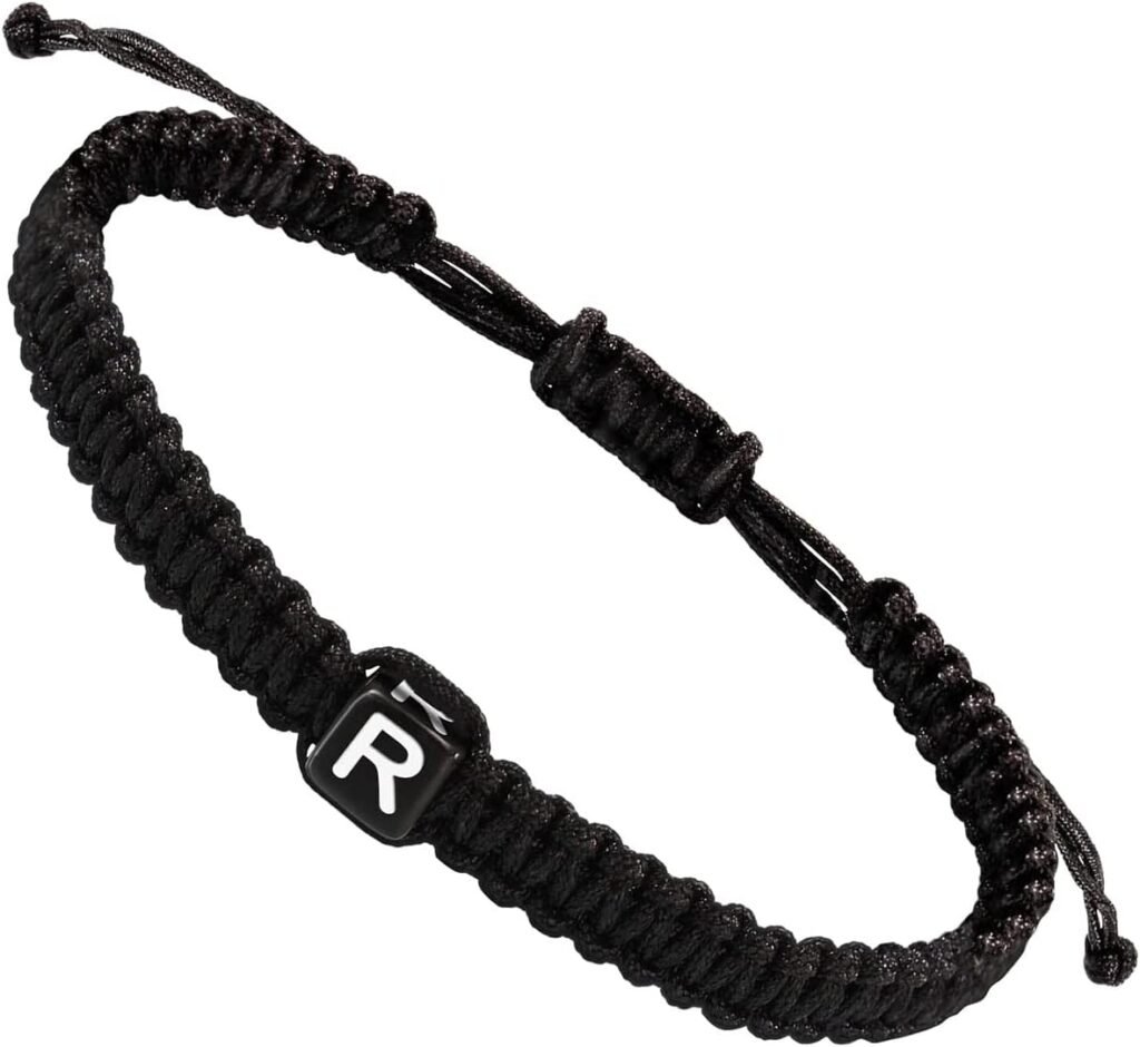 Initial String Bracelets For Women Men Teen Girls Boys Handmade Rope Braided Bracelet Minimalist Jewelry Matching Couple Bracelets Stud Earring Initial String Bracelets For Women Men Teen Girls Boys Handmade Rope Braided Bracelet Minimalist Jewelry Matching Couple Bracelets Stud Earring