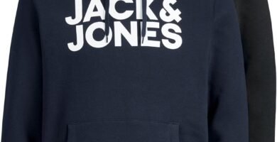 JACK&JONES Logo Men’s pullover printed multi-pack sweatshirts, Regular Fit, 2pk