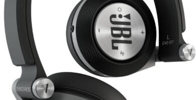 JBL E40 BT Wireless Rechargeable Soft Cushioned On-Ear Bluetooth Stereo Headphones Compatible with Apple iOS and Android Devices – Black