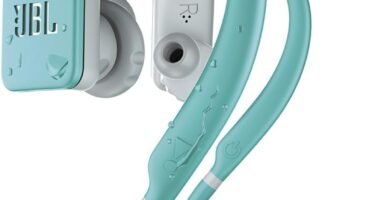 JBL Endurance JUMP Waterproof Wireless Sport In-Ear Headphones with One-Touch Remote (Teal)