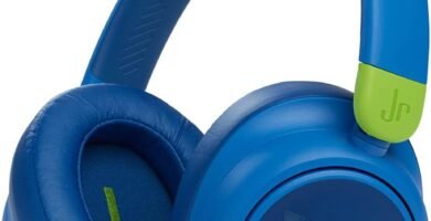 JBL Jr460NC Wireless Over-Ear Noise Cancelling Kids Headphones – Blue
