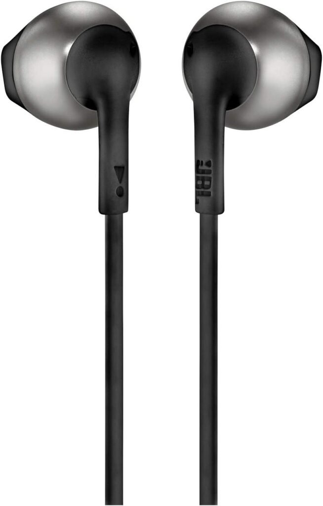 JBL TUNE 205 – In-Ear Headphone with One-Button Remote/Mic – Black