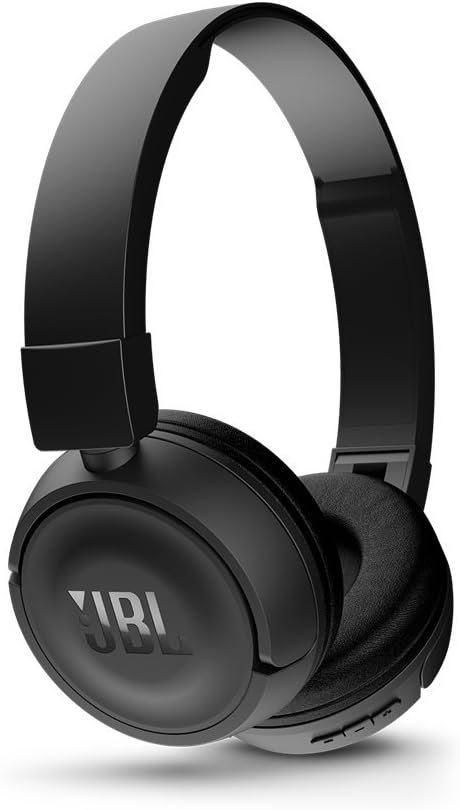 JBL Tune 450 BT Compact On-Ear Bluetooth Wireless Headphones with Pure Bass Sound with Built-In Microphone, Black