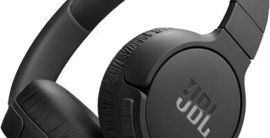 JBL Tune 670NC – Adaptive Noise Cancelling with Smart Ambient Wireless On-Ear Headphones, Up to 70H Battery Life with Speed Charge, Lightweight, Comfortable and Foldable Design (Black)