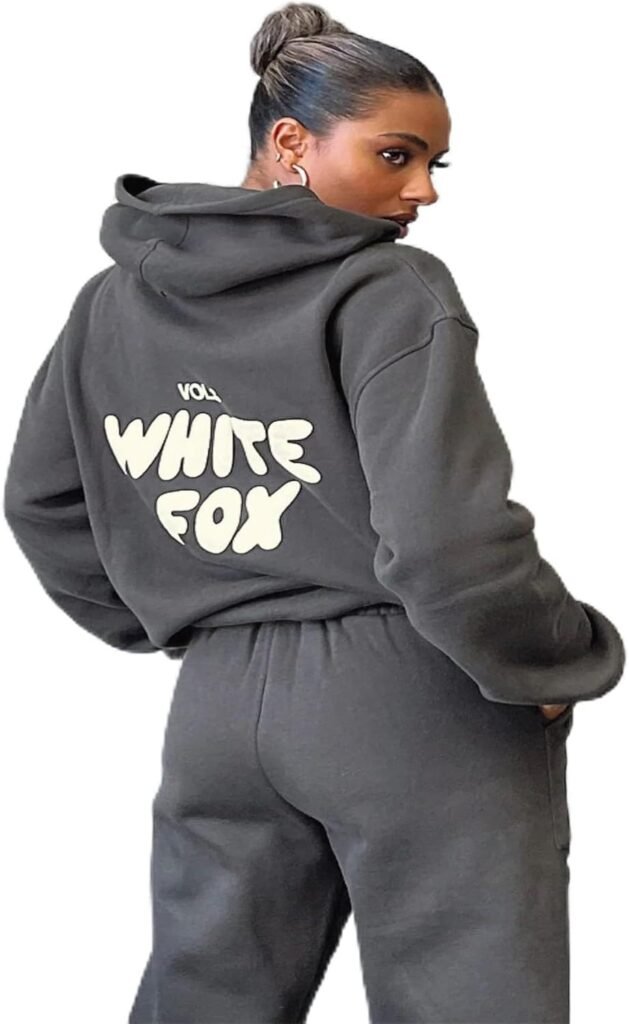 JIOZIDO Women’s Tracksuits Sets 2 Piece Outfits Hoodie and Sweatpants Jogger Plain Set Women Activewear Lounge Wear Sets for Women Tracksuit Womens UK JIOZIDO Women’s Tracksuits Sets 2 Piece Outfits Hoodie and Sweatpants Jogger Plain Set Women Activewear Lounge Wear Sets for Women Tracksuit Womens UK