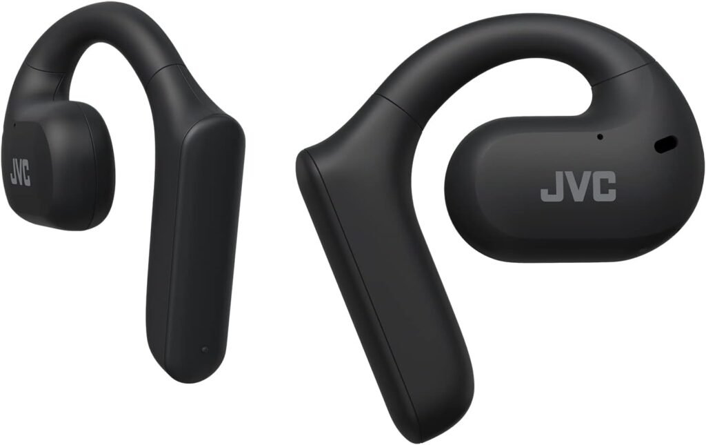 JVC HA-NP35T-B Wireless Open Ear Headphones, Nearphones, True Wireless Earbuds, Water Protection (IPX4), Microphone Muting Function, 17 Hours Playback, Bluetooth 5.1 (Black) JVC HA-NP35T-B Wireless Open Ear Headphones, Nearphones, True Wireless Earbuds, Water Protection (IPX4), Microphone Muting Function, 17 Hours Playback, Bluetooth 5.1 (Black)