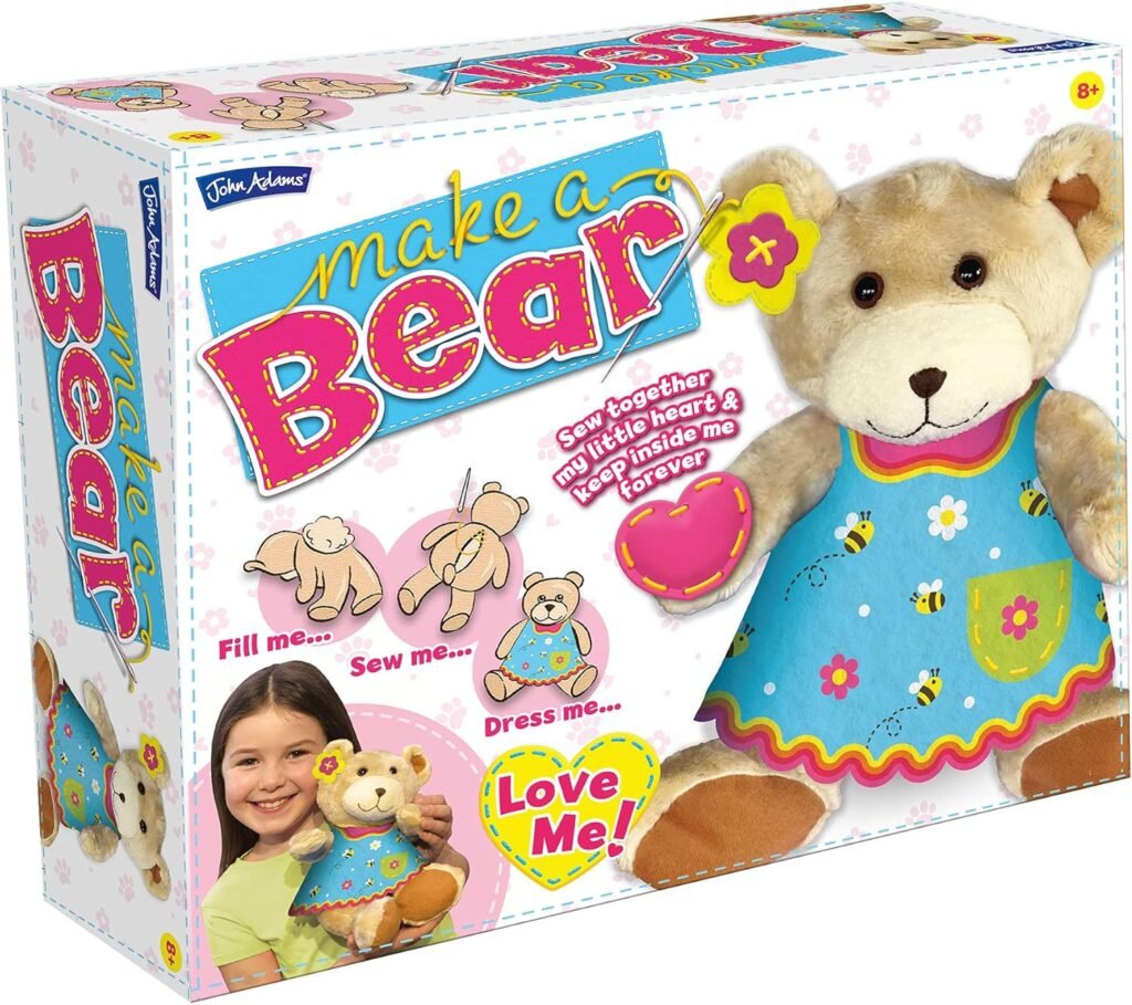 John Adams Make a Bear: make, sew and dress your own cuddly bear, Arts & Crafts for ages 8+