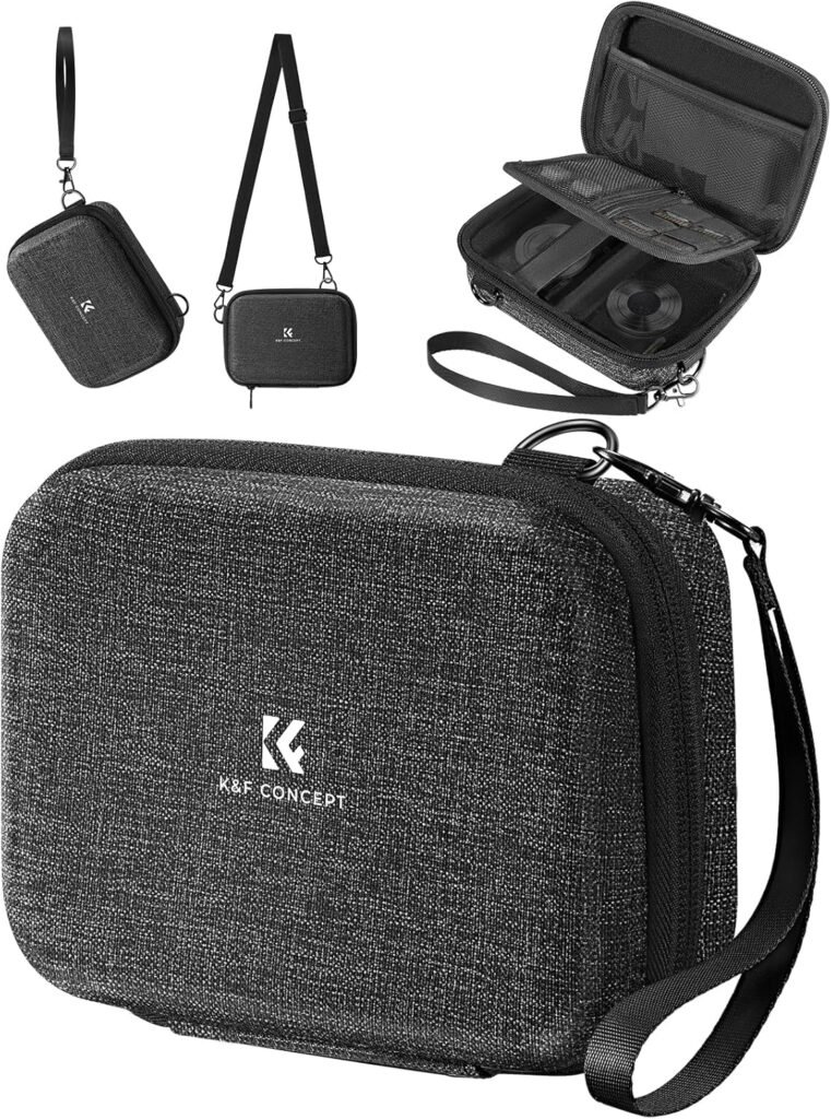 K&F Concept Digital Camera Case, Waterproof & Protective Small Camera Bag, Lightweight Camera Sling Bag with 2 Carrying Ways (Grey) K&F Concept Digital Camera Case, Waterproof & Protective Small Camera Bag, Lightweight Camera Sling Bag with 2 Carrying Ways (Grey)