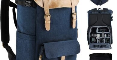 K&F Concept Waterproof Camera Backpack with Rain Cover, Large Capacity Rucksack DSLR Travel Bag Compatible with Canon Nikon Sony Cameras 15.6’’ Laptop K&F Concept Waterproof Camera Backpack with Rain Cover, Large Capacity Rucksack DSLR Travel Bag Compatible with Canon Nikon Sony Cameras 15.6’’ Laptop