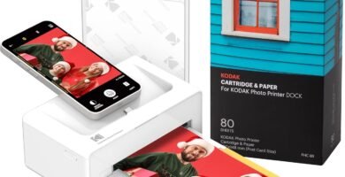 KODAK Dock Plus Christmas Gifts 4Pass Photo Printer (10x15cm) + Package with 90 Sheets KODAK Dock Plus Christmas Gifts 4Pass Photo Printer (10x15cm) + Package with 90 Sheets