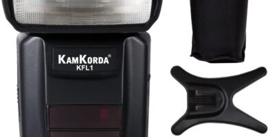 KamKorda Professional Camera Flash Speedlite | TTL compatible with Canon Nikon SLR Digital SLR Film SLR Cameras and Digital Cameras | with Hot Shoe Contact