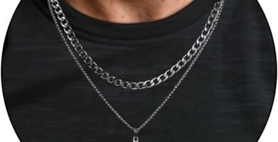 Kenivira 2Pcs Men’s Necklaces Stainless Steel Cross Necklace for Men Cross Pendant Necklace Silver/Gold/Black Cuban Chain Necklace Jewelry Gifts for Men Kenivira 2Pcs Men’s Necklaces Stainless Steel Cross Necklace for Men Cross Pendant Necklace Silver/Gold/Black Cuban Chain Necklace Jewelry Gifts for Men