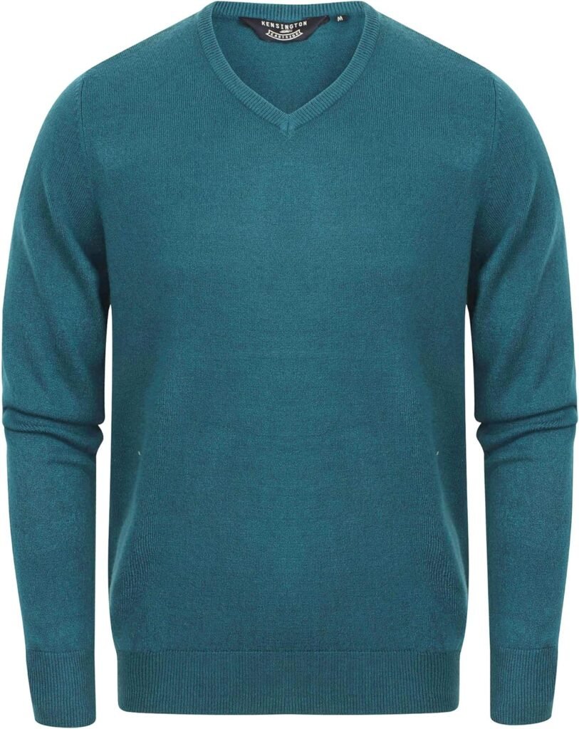 Kensington Eastside Men’s V-Neck Knitted Jumper Kensington Eastside Men’s V-Neck Knitted Jumper