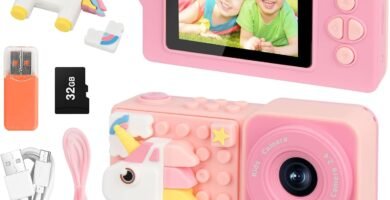 Kids Camera for Boys&Girls with Building Blocks, Toddler Camera with 32GB SD Card for Ages 6-12 Years,2.4-inch 1080P HD Digital Video Camera, Christmas Birthday Festival Gifts (Building Blocks, Pink) Kids Camera for Boys&Girls with Building Blocks, Toddler Camera with 32GB SD Card for Ages 6-12 Years,2.4-inch 1080P HD Digital Video Camera, Christmas Birthday Festival Gifts (Building Blocks, Pink)