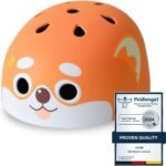 Kids Helmet – Cute Cartoon Toddler Bike Helmet, Adjustable Kids Helmet Age 2-8, Micro Scooter Helmet for Children Cycle, Skateboarding & Roller Skating, Multi-Sports Protection Gear