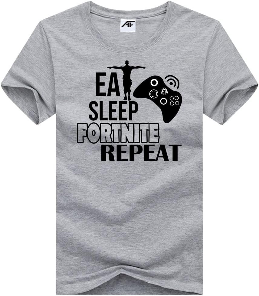 Kid’s Printed Gamer T-Shirt Kids Funny Gaming Gifts for Boys Ideal AXEBOKS Play-Station Tees Presents for Teens in Black Hue for Boys/Girls Assorted UK Sizes 5-15y