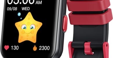 Kids Smartwatch Fitness for Boys Girls: Digital Smart Watch for Children Teen Fitness Tracker with Step Counter Podemeters Sleep Monitor Heart Rate Health Waterproof Wrist Watch Compitable Android iOS