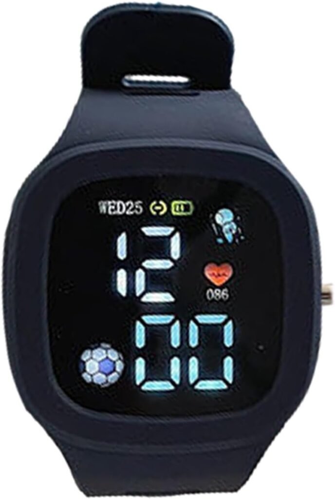 Kids Watch, Square luminos Colorful LED Display Digital Watches, Kids Smart Watch for Boys Girls Teens, Silicone Waterproof Kids Watch Educational Toys Birthday giftts For Girls Aged 3-10 Kids Watch, Square luminos Colorful LED Display Digital Watches, Kids Smart Watch for Boys Girls Teens, Silicone Waterproof Kids Watch Educational Toys Birthday giftts For Girls Aged 3-10