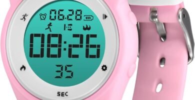 Kids Watches Digital Sport Watch for Girls Boys, Fitness Tracker with Alarm Clock, Stopwatch, No App Waterproof Watches for Teens Students Ages 5-12, 001-Pink, Digital