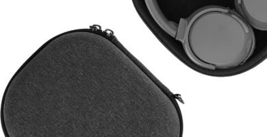 Kingshion Hard Headphone Case for Sony MDRZX110NC, MDR-ZX110, MDR-ZX300, Travel Carrying Bag Compatible with Sony MDR-ZX300, MDR-ZX310, MDR-ZX330BT (Dark Grey)