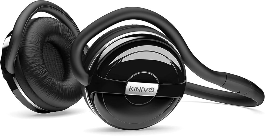 Kinivo BTH240 Bluetooth Headphones (Black, On-Ear, Wireless Music, Hands-Free Calling, Built-in Mic, Foldable, Memory Form Earpads, Travel Bag) Kinivo BTH240 Bluetooth Headphones (Black, On-Ear, Wireless Music, Hands-Free Calling, Built-in Mic, Foldable, Memory Form Earpads, Travel Bag)