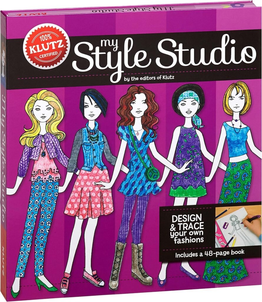 Klutz My Style Studio Book Kit, Other, Multicoloured, 2.28 x 21.59 x 24.13 cm