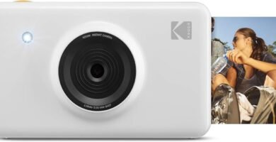 Kodak Mini Shot Wireless Instant Digital Camera & Portable Photo Printer, LCD Display, Premium Quality Full Color Prints, Compatible w/iOS & Android (White)