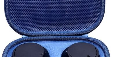 L LTGEM Hard Headphone Case for Sony WH-CH720N/ WH-CH700N/ WH-CH710N Headphone – Carrying Storage Bag (Case Only) (Navy)