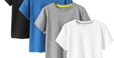 LAPASA 4 Pack 100% Cotton Kids Plain T-Shirts Hypoallergenic Tee for Boys Girls Children School Uniform K01 LAPASA 4 Pack 100% Cotton Kids Plain T-Shirts Hypoallergenic Tee for Boys Girls Children School Uniform K01