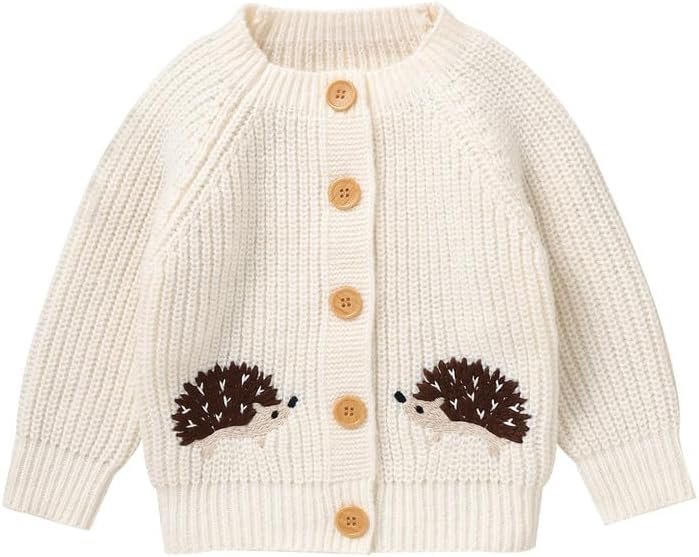 LAWKUL Baby Toddler Sweater Warm Pullover Long Sleeve Knitted Jumpers Hedgehog Knitwear Boy Girl Clothes LAWKUL Baby Toddler Sweater Warm Pullover Long Sleeve Knitted Jumpers Hedgehog Knitwear Boy Girl Clothes