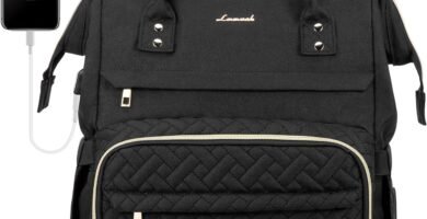 LOVEVOOK Laptop Backpack Women, Waterproof Laptop Backpack with Laptop Compartment, School Backpack with USB Charging Port, for University, Travel, School, Students, Work (15.6inch, Quilted Black 2) LOVEVOOK Laptop Backpack Women, Waterproof Laptop Backpack with Laptop Compartment, School Backpack with USB Charging Port, for University, Travel, School, Students, Work (15.6inch, Quilted Black 2)