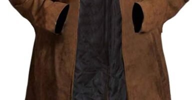 LP-FACON New Vegas A7 NCR Veteran Ranger Cowboy Full Length Trench Suede Leather Armor Duster Coat for Men