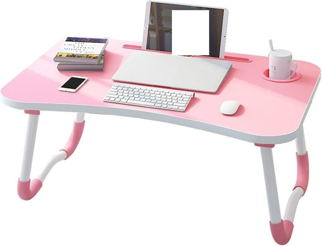 LULUMAIC Desks Foldable Bed Desk Laptop Desk Dining Table Student Writing Desk Lazy Desk