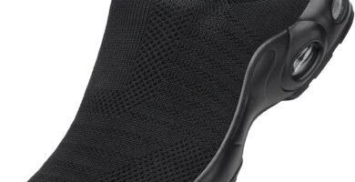 LUPWEE Safety Trainers Slip Resistant Steel Toe Cap Trainers for Women, Lightweight Comfortable Work Safety Shoes Indestructible Sneaker