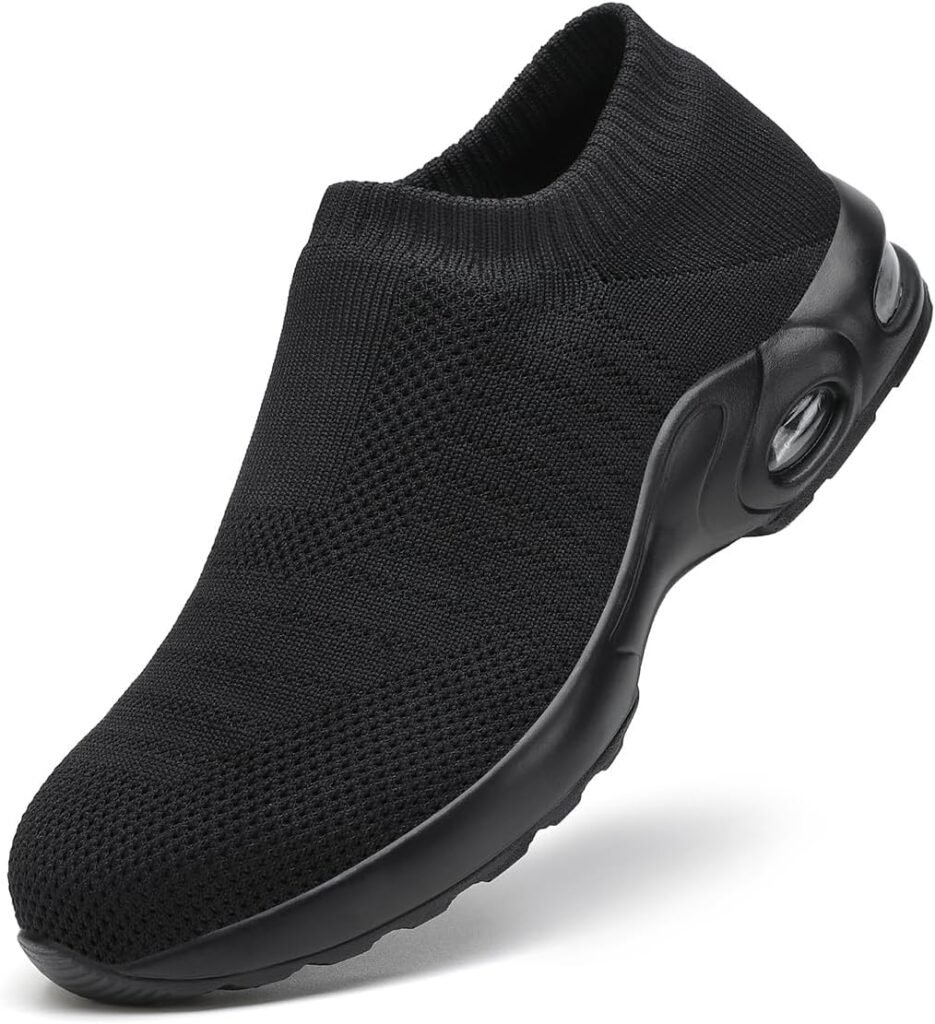 LUPWEE Safety Trainers Slip Resistant Steel Toe Cap Trainers for Women, Lightweight Comfortable Work Safety Shoes Indestructible Sneaker LUPWEE Safety Trainers Slip Resistant Steel Toe Cap Trainers for Women, Lightweight Comfortable Work Safety Shoes Indestructible Sneaker