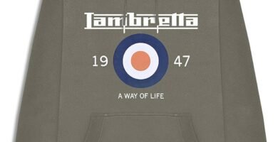 Lambretta Retro Hooded Top