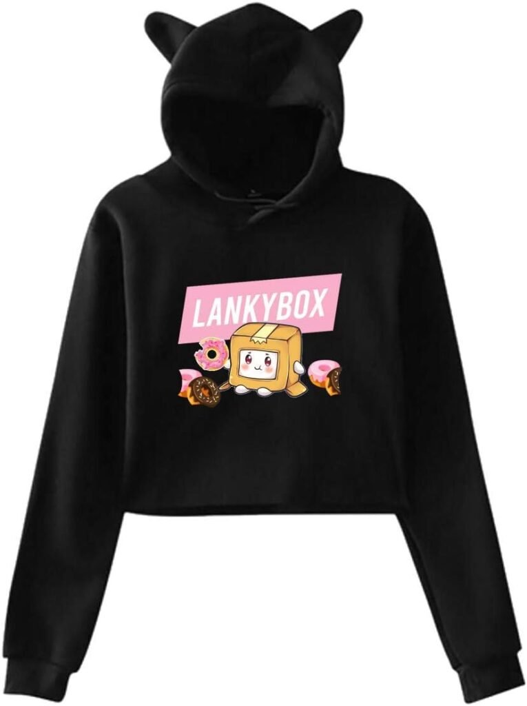 Lanky-Box Hoodie Cat Ear Teen Hooded Printed Hoodie Sweatshirt Casual Fashion Design for Youth Girls Lanky-Box Hoodie Cat Ear Teen Hooded Printed Hoodie Sweatshirt Casual Fashion Design for Youth Girls