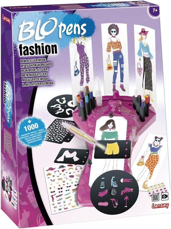 Lansay Blopens Fashion – My Fashion Studio – Drawings and Colouring – from 7 Years