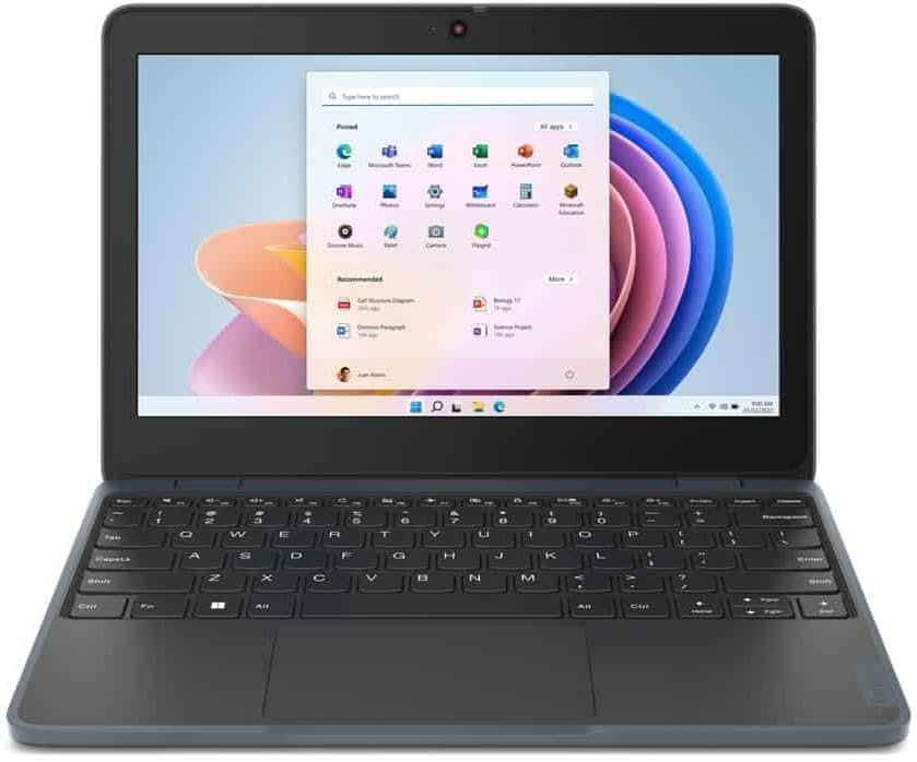 Lenovo 100w Laptop 29.5 cm (11.6″) HD Intel® N N100 4 GB LPDDR5-SDRAM 128 GB SSD Wi-Fi 6 (802.11ax) Windows 11 Pro Grey Lenovo 100w Laptop 29.5 cm (11.6″) HD Intel® N N100 4 GB LPDDR5-SDRAM 128 GB SSD Wi-Fi 6 (802.11ax) Windows 11 Pro Grey