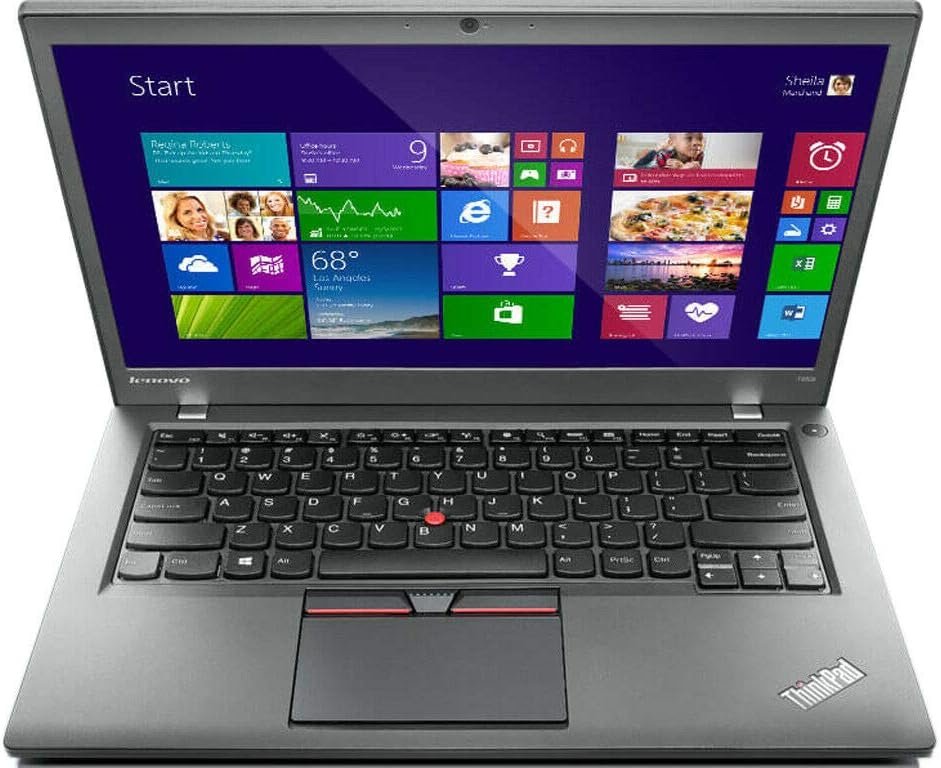 Lenovo 14 ThinkPad T450 Ultrabook – HDF+ (1600×900) Core i5-5300U 16GB 512GB SSD WebCam WiFi Bluetooth USB 3.0 Windows 10 Professional 64-bit PC Laptop (Renewed)