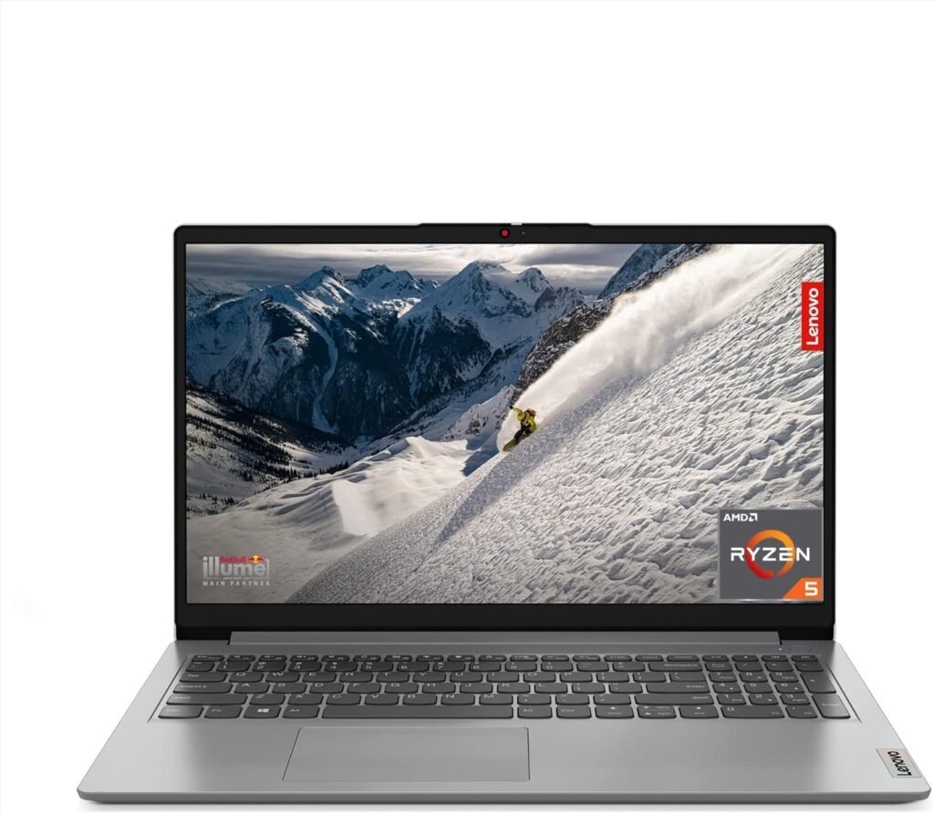 Lenovo IdeaPad 1 15 inch Full HD Laptop – (AMD Ryzen 5-3500U, 8GB, 256GB SSD, Windows 11 Home in S mode) – Cloud Grey