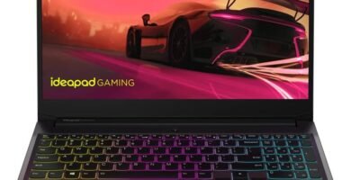 Lenovo IdeaPad Gaming 3 15″ Laptop (AMD Ryzen 5, 8GB RAM, 512GB SSD, NVIDIA GeForce RTX 3050, Windows 10) – Shadow Black