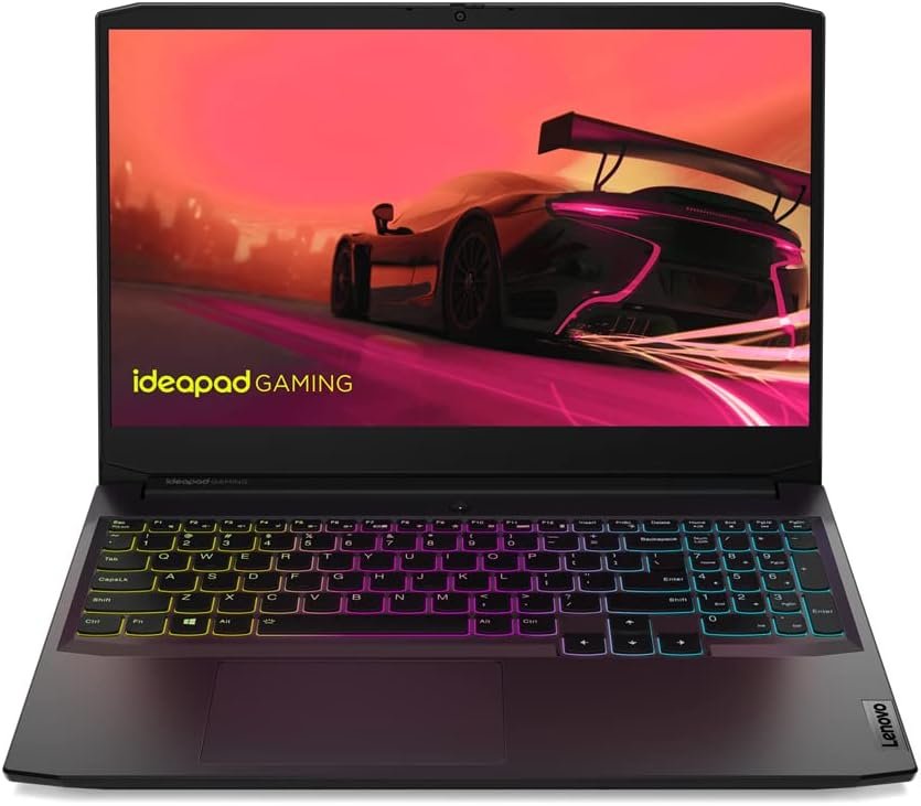 Lenovo IdeaPad Gaming 3 15″ Laptop (AMD Ryzen 5, 8GB RAM, 512GB SSD, NVIDIA GeForce RTX 3050, Windows 10) – Shadow Black