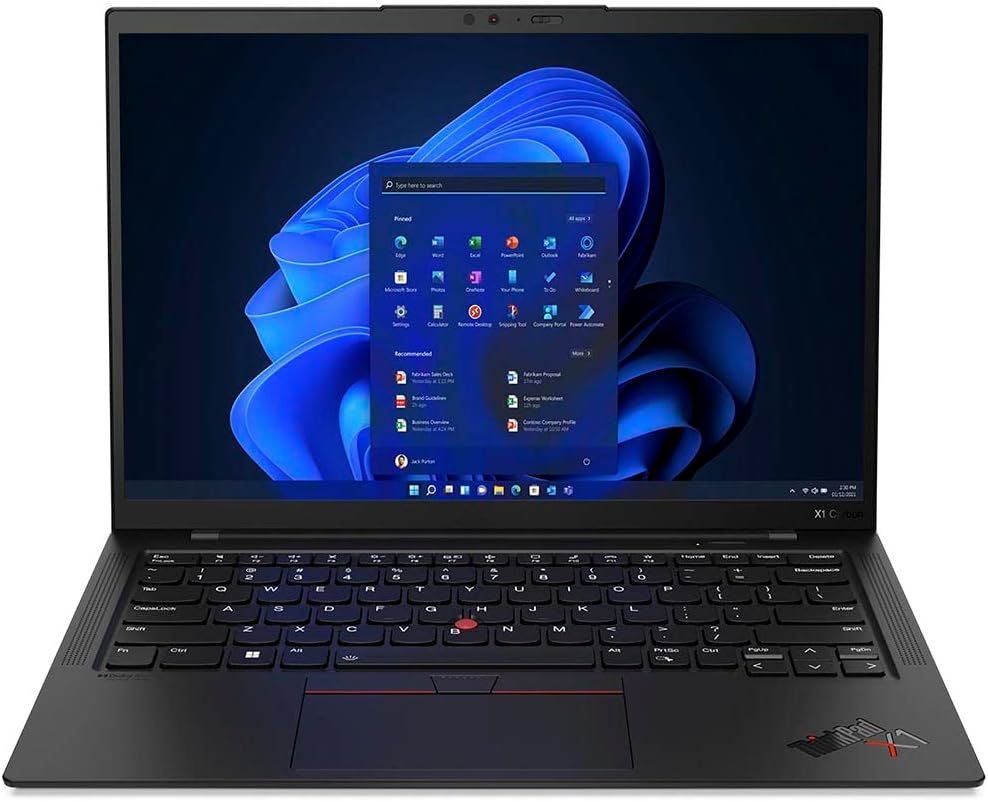 Lenovo ThinkPad 14″ Laptop X1 Carbon Gen 10 Intel i7-1260P 16GB RAM 512GB SSD Windows 10/11 Professional Iris Xe