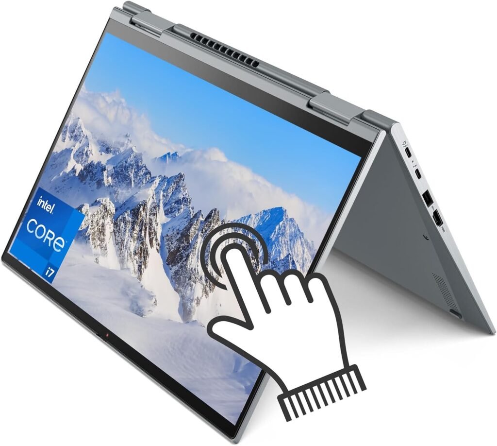 Lenovo Thinkpad X1 Yoga Gen 6 14″” FHD 2-in-1 Touchscreen Laptop, Intel Core i7-1165G7, 16GB RAM, 1TB PCIe SSD, Fingerprint, Backlit KYB, Garaged Pen, Thunderbolt 4, Win 11 Pro, CUE Accessories, Gray