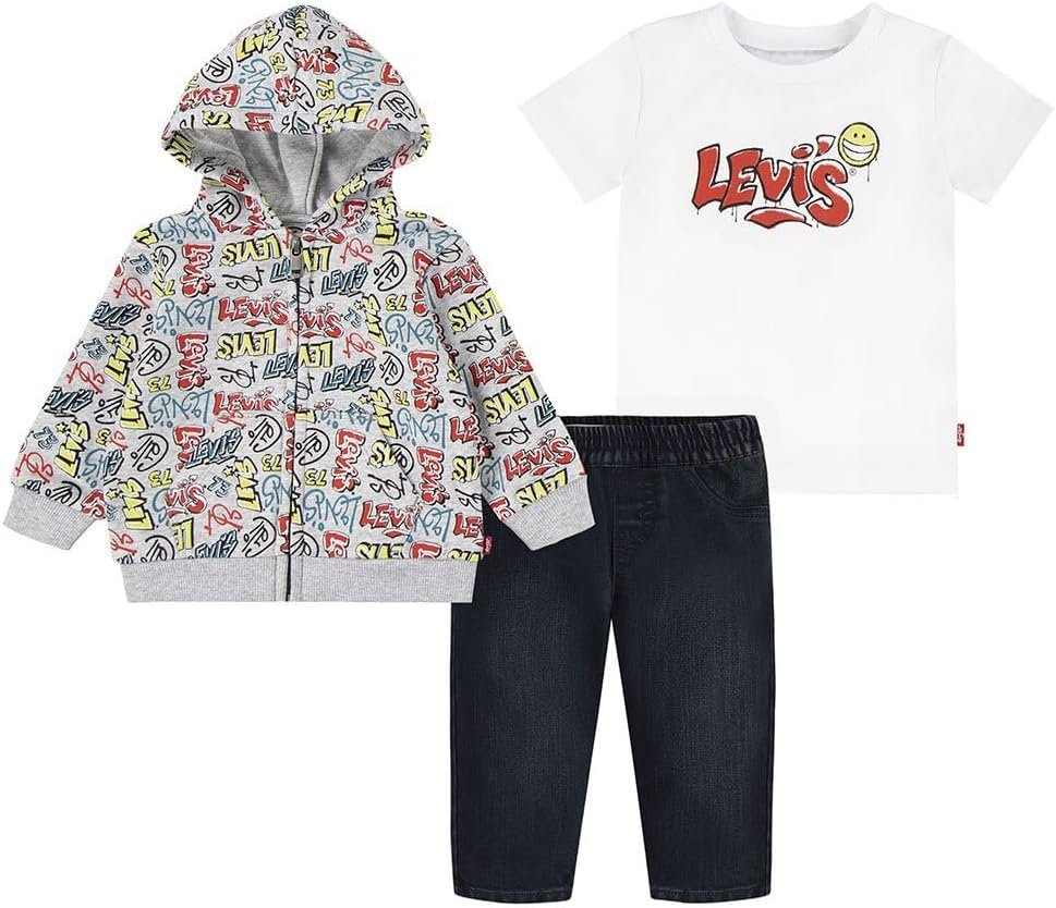 Levi’s Baby Boys’ Graffiti Tag Denim Set 6ej101