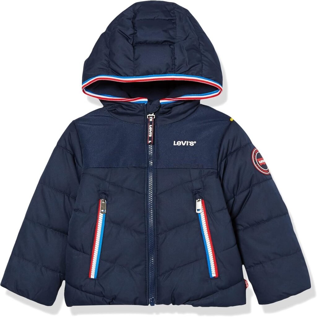 Levi’s Baby Boys’ LVN Mixed Media Puffer 6ed553 Jacket Levi’s Baby Boys’ LVN Mixed Media Puffer 6ed553 Jacket