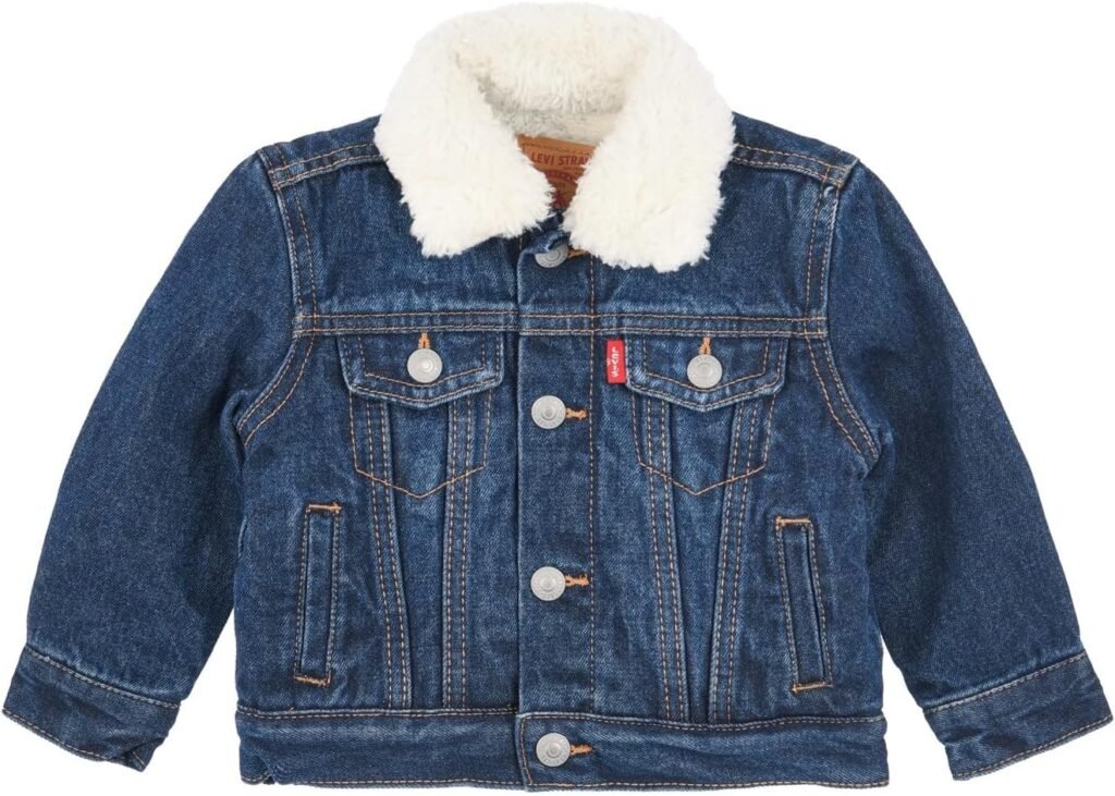 Levi’s Baby Boys’ LVN Sherpa Trucker 6eb220 Denim Jacket